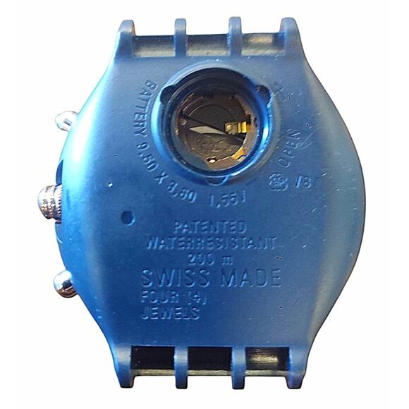 Swatch Watch FLUO WAVE SBN105 1996 Aquachrono DUMMY - Picture 2 of 3